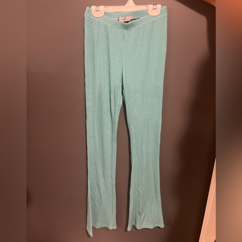 Blue adika flares sweatpants